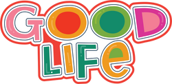 Good Life - Scrapbook Page Title Sticker
