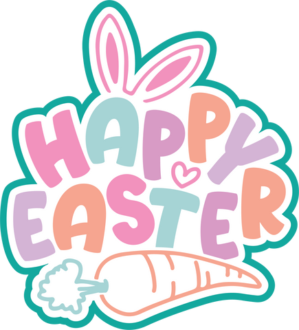 Happy Easter - Scrapbook Page Title Sticker