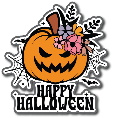 Happy Halloween - Scrapbook Page Title Sticker