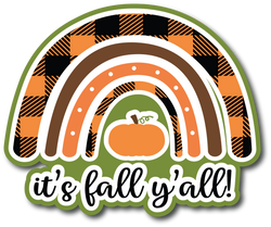 It's Fall Y'all  - Scrapbook Page Title Sticker