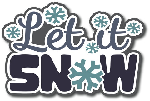 Let it Snow Sticker