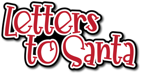Letters to Santa - Scrapbook Page Title Sticker