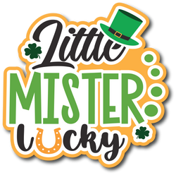 Little Mister Lucky - Scrapbook Page Title Sticker