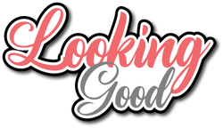 Looking Good - Scrapbook Page Title Sticker