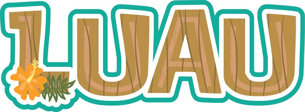 Luau - Scrapbook Page Title Sticker – Autumn's Crafty Corner