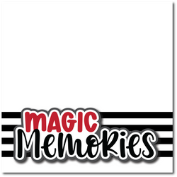 Magic Memories - Printed Premade Scrapbook Page 12x12 Layout