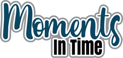 Moments in Time - Scrapbook Page Title Sticker