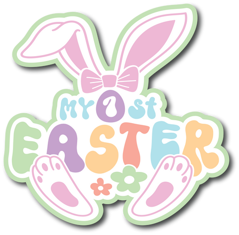My 1st Easter - Scrapbook Page Title Sticker