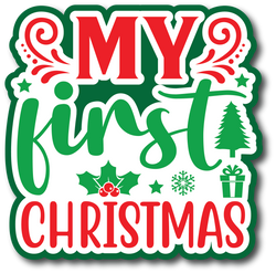 My First Chistmas - Scrapbook Page Title Sticker