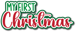 My First Christmas - Scrapbook Page Title Sticker