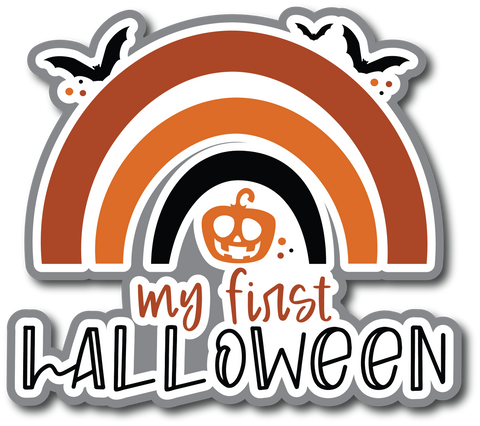 My First Halloween - Scrapbook Page Title Sticker