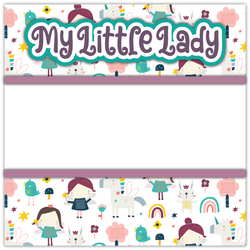 My Little Lady - Printed Premade Scrapbook Page 12x12 Layout