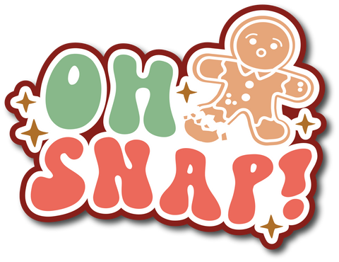 Oh Snap - Scrapbook Page Title Sticker