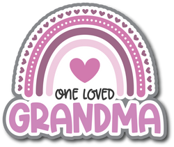 One Loved Grandma - Scrapbook Page Title Sticker