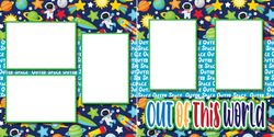 Out of this World - Printed Premade Scrapbook (2) Page 12x12 Layout