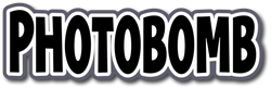 Photobomb - Scrapbook Page Title Sticker
