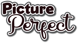 Picture Perfect - Scrapbook Page Title Sticker