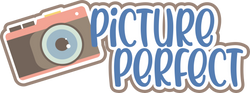 Picture Perfect - Scrapbook Page Title Sticker