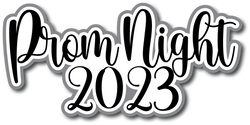 Prom Night 2023 - Scrapbook Page Title Sticker