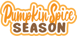 Pumpkin Spice Season - Scrapbook Page Title Sticker