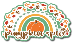 Pumpkin Spice - Scrapbook Page Title Sticker
