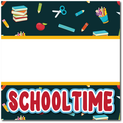 School Time - Printed Premade Scrapbook Page 12x12 Layout