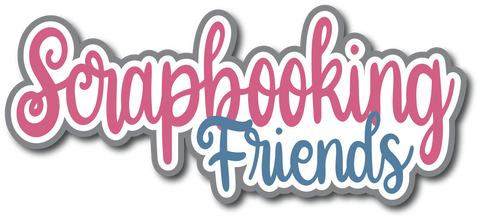 Scrapbooking Friends - Scrapbook Page Title Sticker