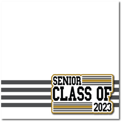 Senior Class of 2023 - Printed Premade Scrapbook Page 12x12 Layout
