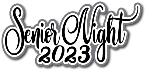 Senior Night 2023 - Scrapbook Page Title Sticker