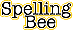 Spelling Bee - Scrapbook Page Title Sticker