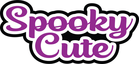Spooky Cute - Scrapbook Page Title Sticker