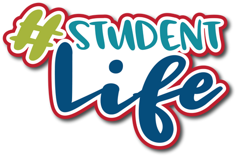 Student Life - Scrapbook Page Title Sticker