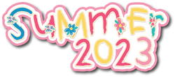 Summer 2023 - Scrapbook Page Title Sticker