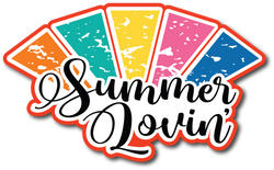 Summer Lovin' - Scrapbook Page Title Sticker