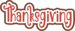 Thanksgiving  - Scrapbook Page Title Sticker