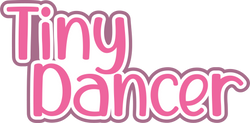 Tiny Dancer - Scrapbook Page Title Sticker