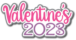 Valentine's 2023 - Scrapbook Page Title Sticker