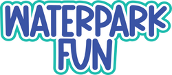 Waterpark Fun - Scrapbook Page Title Sticker