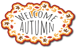 Welcome Autumn - Scrapbook Page Title Sticker