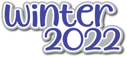 Winter 2022 - Scrapbook Page Title Sticker