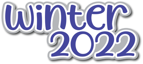 Winter 2022 - Scrapbook Page Title Sticker