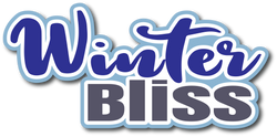 Winter Bliss - Scrapbook Page Title Sticker