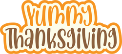 Yummy Thanksgiving - Scrapbook Page Title Sticker